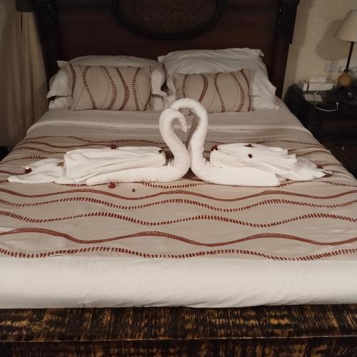 Bed at Mara Sopa Lodge