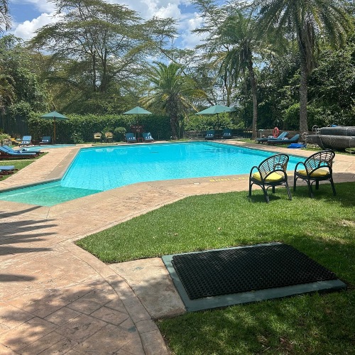 Swimming pool at Sarova Lion Hill in Lake Nakuru National Park